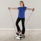 Wakeman Stair Stepper-Portable Climber Machine with LCD Monitor & Resistance Bands by Wakeman White/Gray 80-5217 - alternate 3